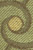 yellow curl on fabric